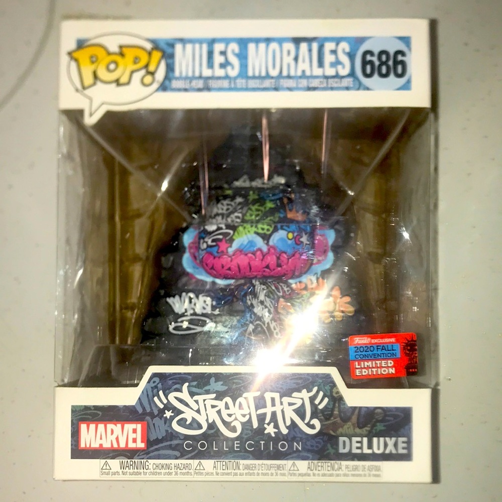 Spider-Man Miles Morales 2020 Fall Convention Limited edition Funko Pop